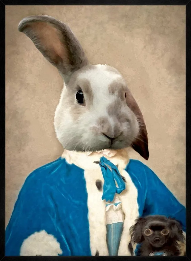 Bunny Rabbit Portrait Print