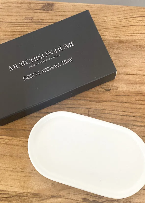 Ceramic Hand Wash/Cream Oval Tray