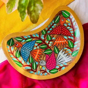 Chakori Moon Handcrafted Mango Wood Platter