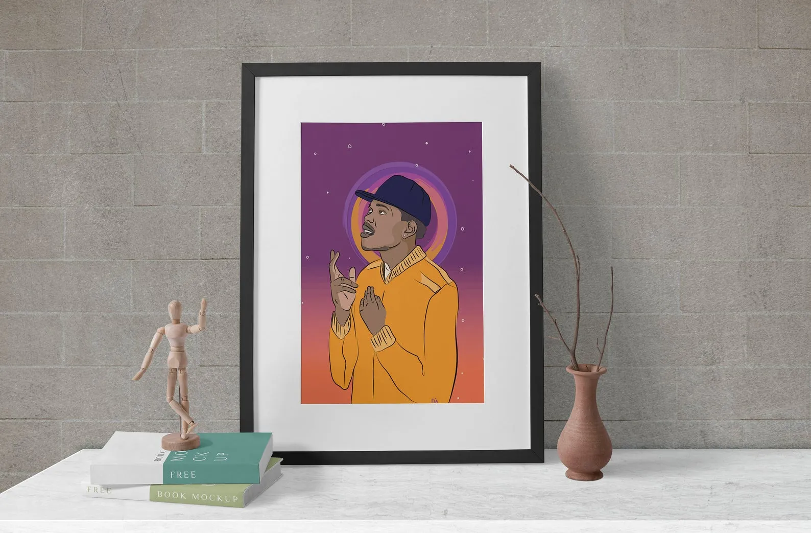 Chance The Rapper Poster, Custom Music Print, Music Poster, Custom Canvas, Home Decor, Wall Hangings, Chance Art