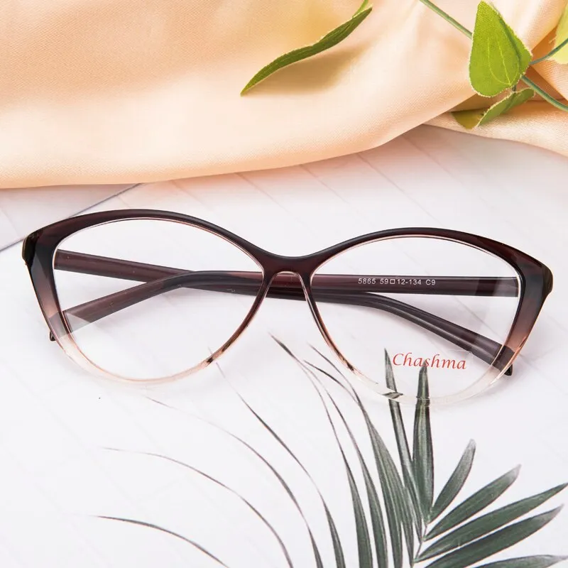 Chashma Women's Full Rim Cat Eye Tr 90  Eyeglasses Mp01