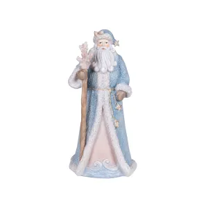 Classic Blue Santa Figurine