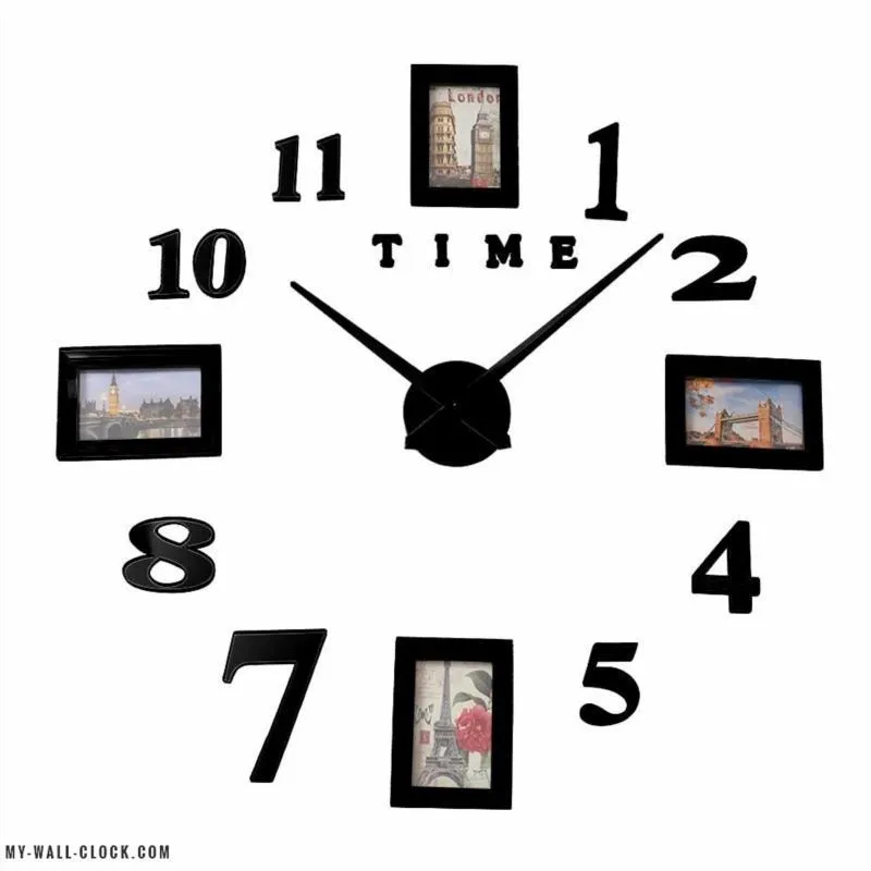Clock stickers Photo frames