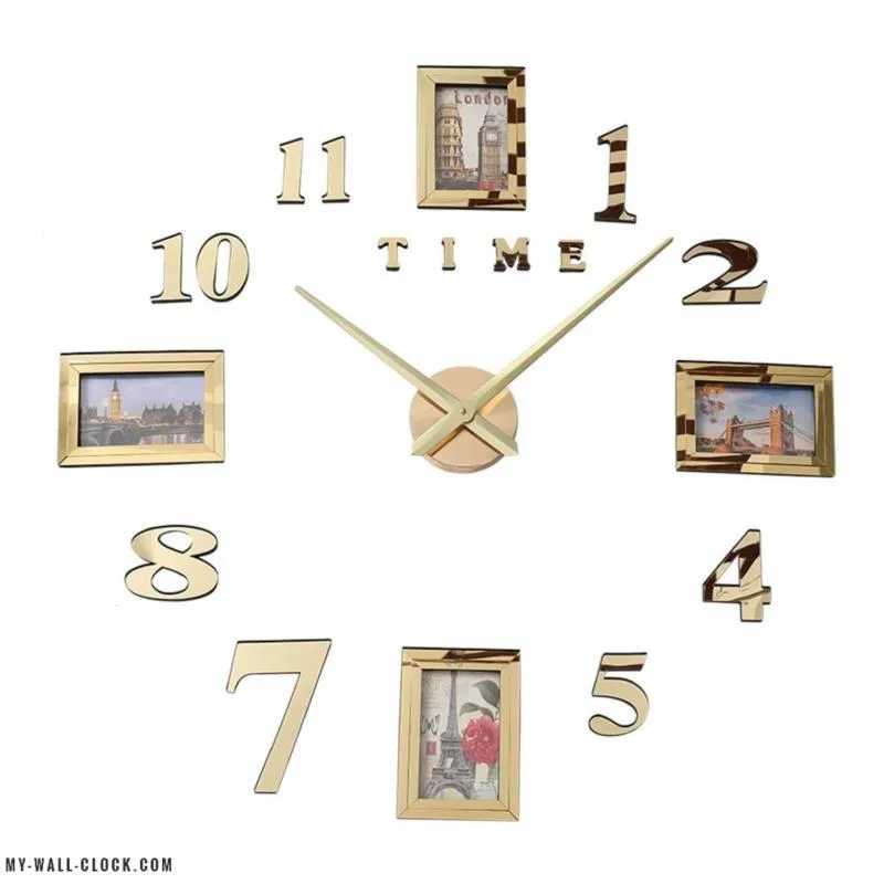 Clock stickers Photo frames