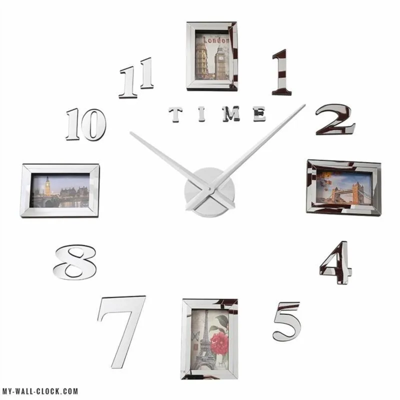 Clock stickers Photo frames