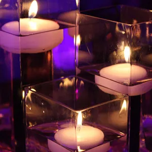 Colored Floating Candles Rose Petal Pink