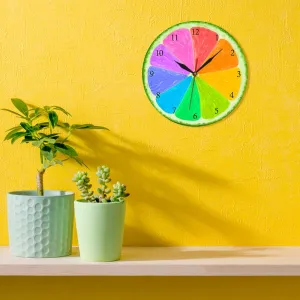 Creative Citrus Rainbow Wall Watch