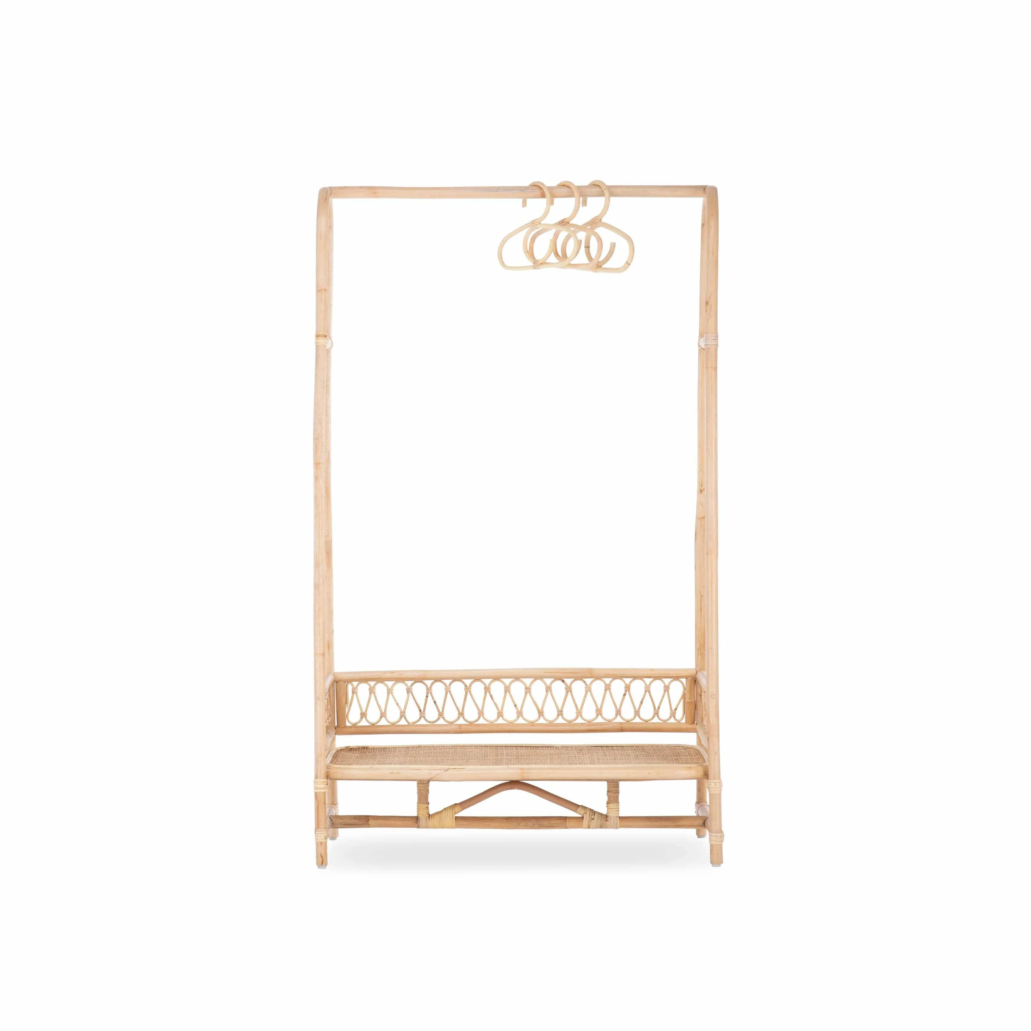Cuddle Co Aria Clothes Rail - Rattan