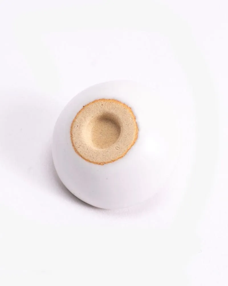Daiyo Candle Holder, Circular, White