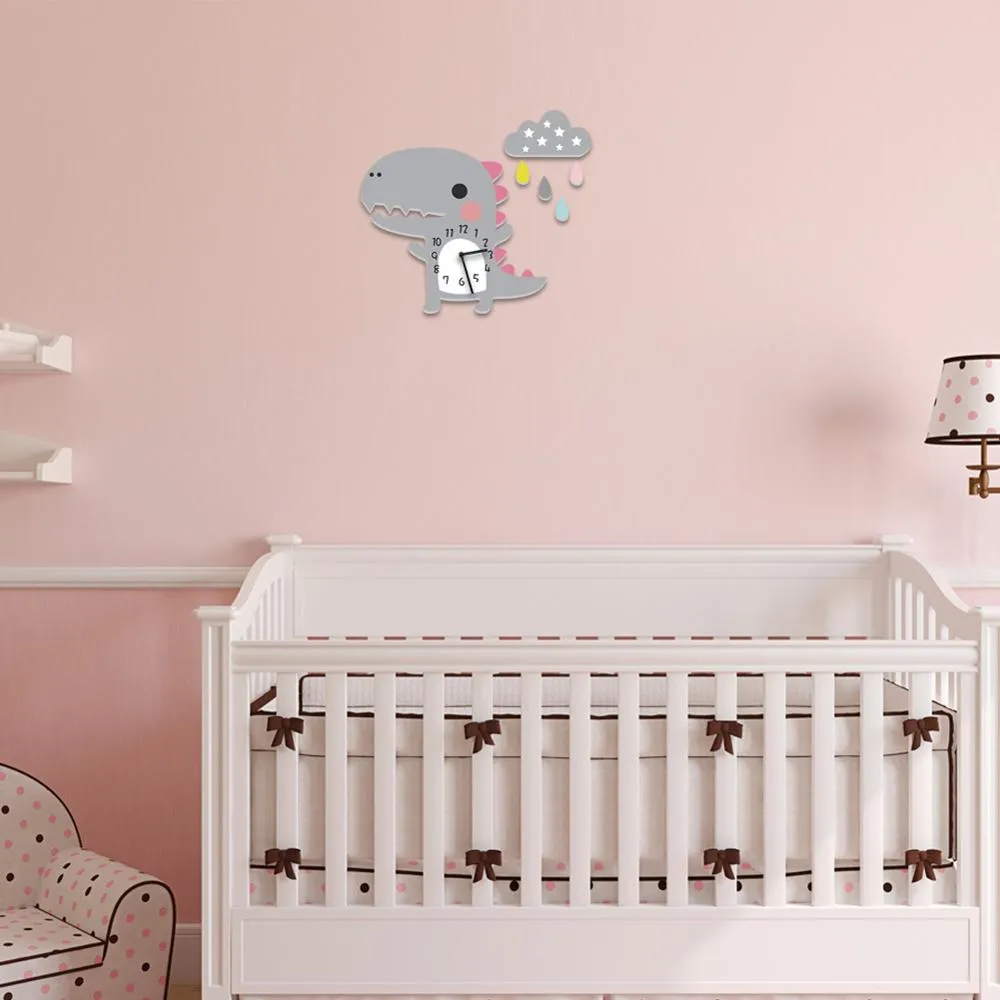 DIY Adhesive Sticker Clock for Children's Room