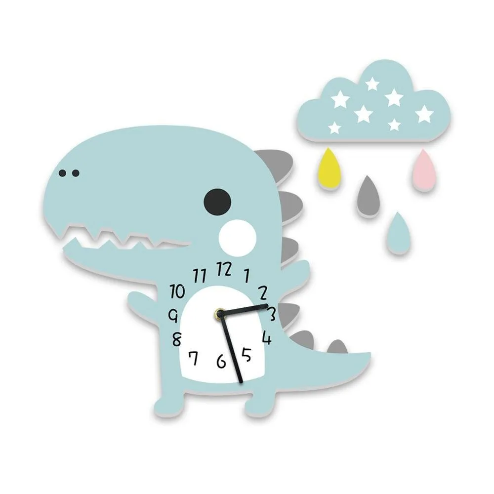 DIY Adhesive Sticker Clock for Children's Room