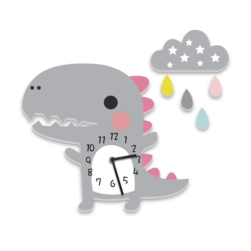 DIY Adhesive Sticker Clock for Children's Room