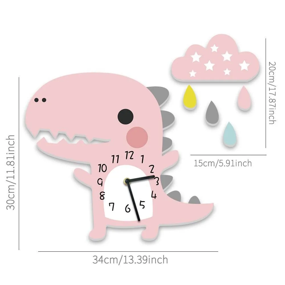 DIY Adhesive Sticker Clock for Children's Room