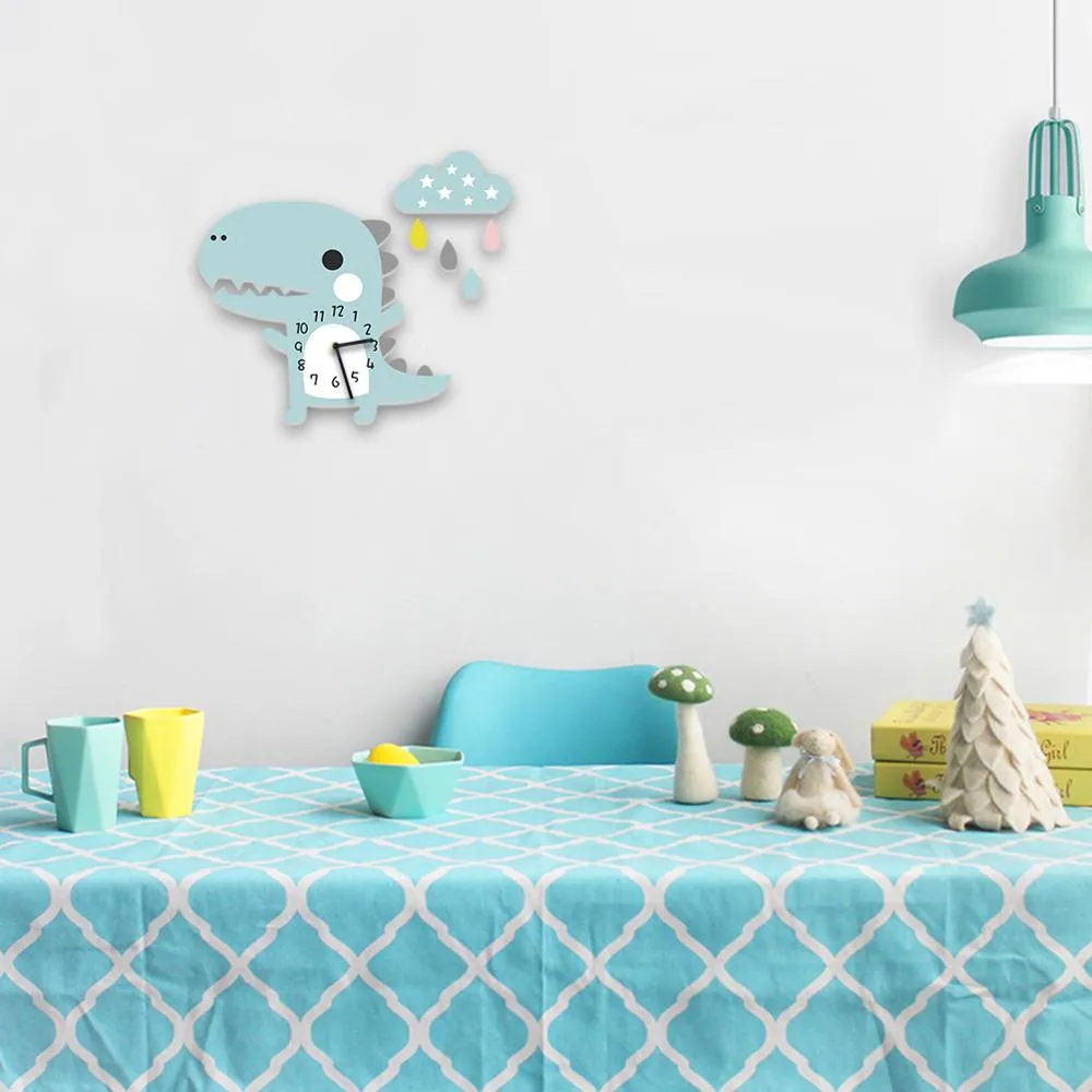 DIY Adhesive Sticker Clock for Children's Room