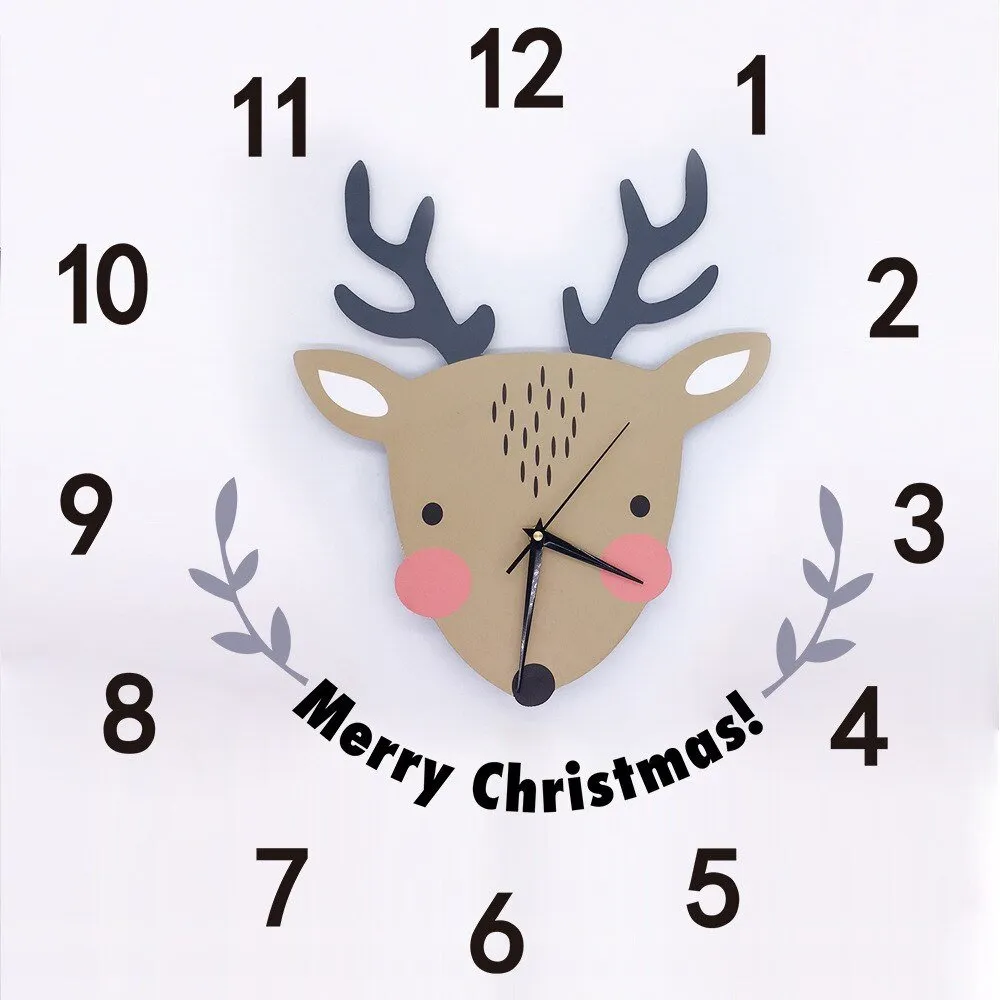 DIY Adhesive Sticker Clock for Children's Room