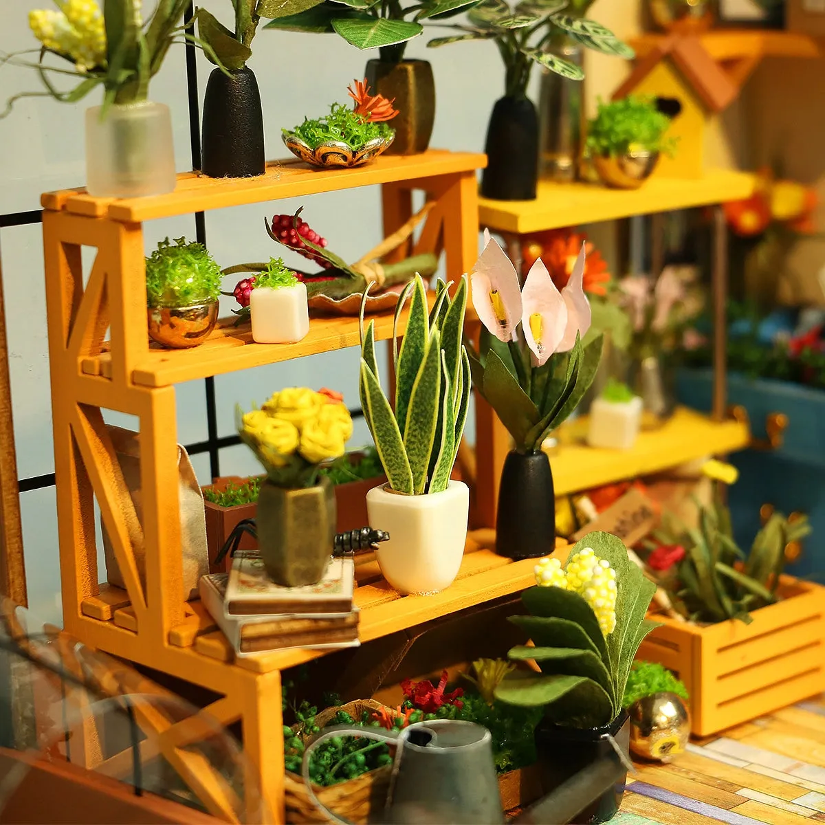 Diy Miniature House Kit: Cathy's Flower House
