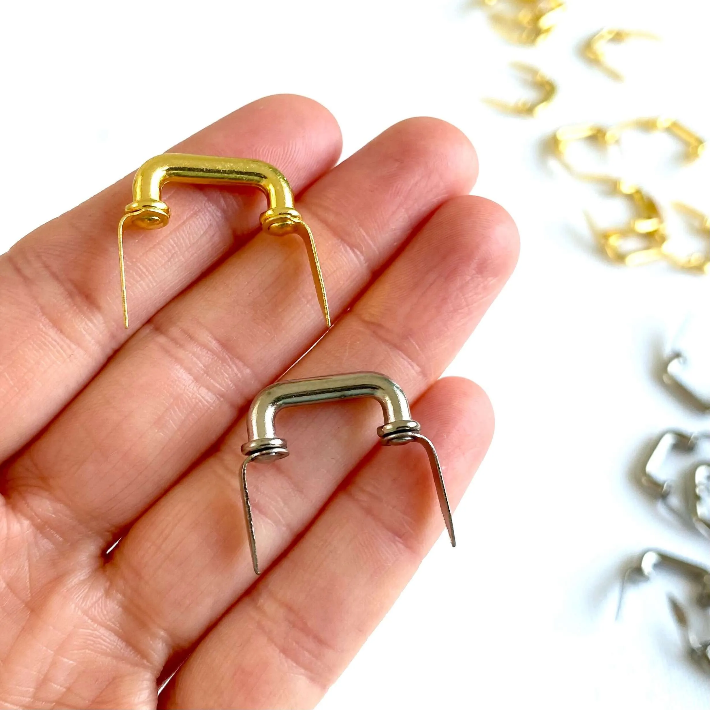 Doll Purse Handbag Hanger Metal 2pcs