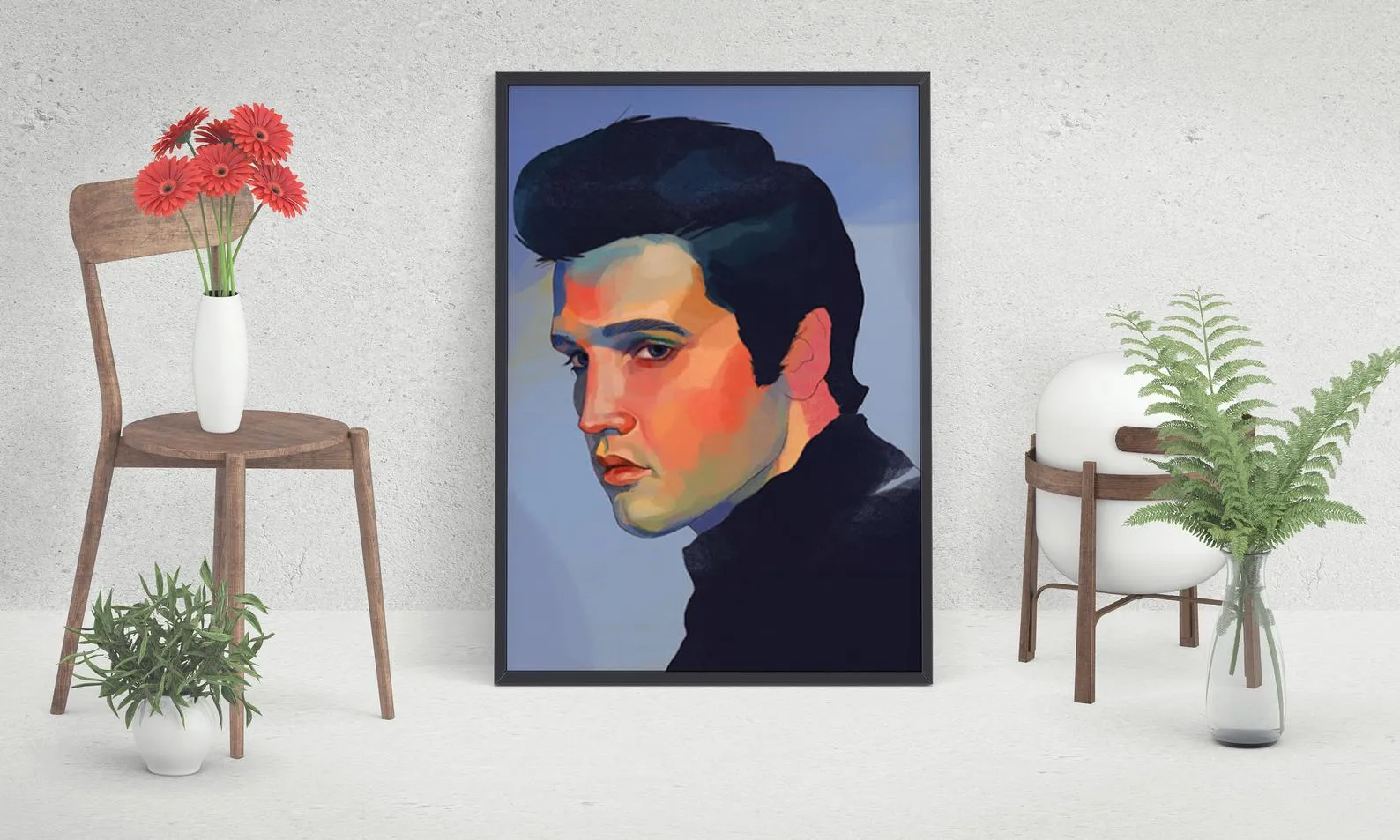 Elvis Presley Poster, Custom Music Print, Music Poster, Custom Poster, Home Decor, Wall Hangings, American Rock And Roll Star