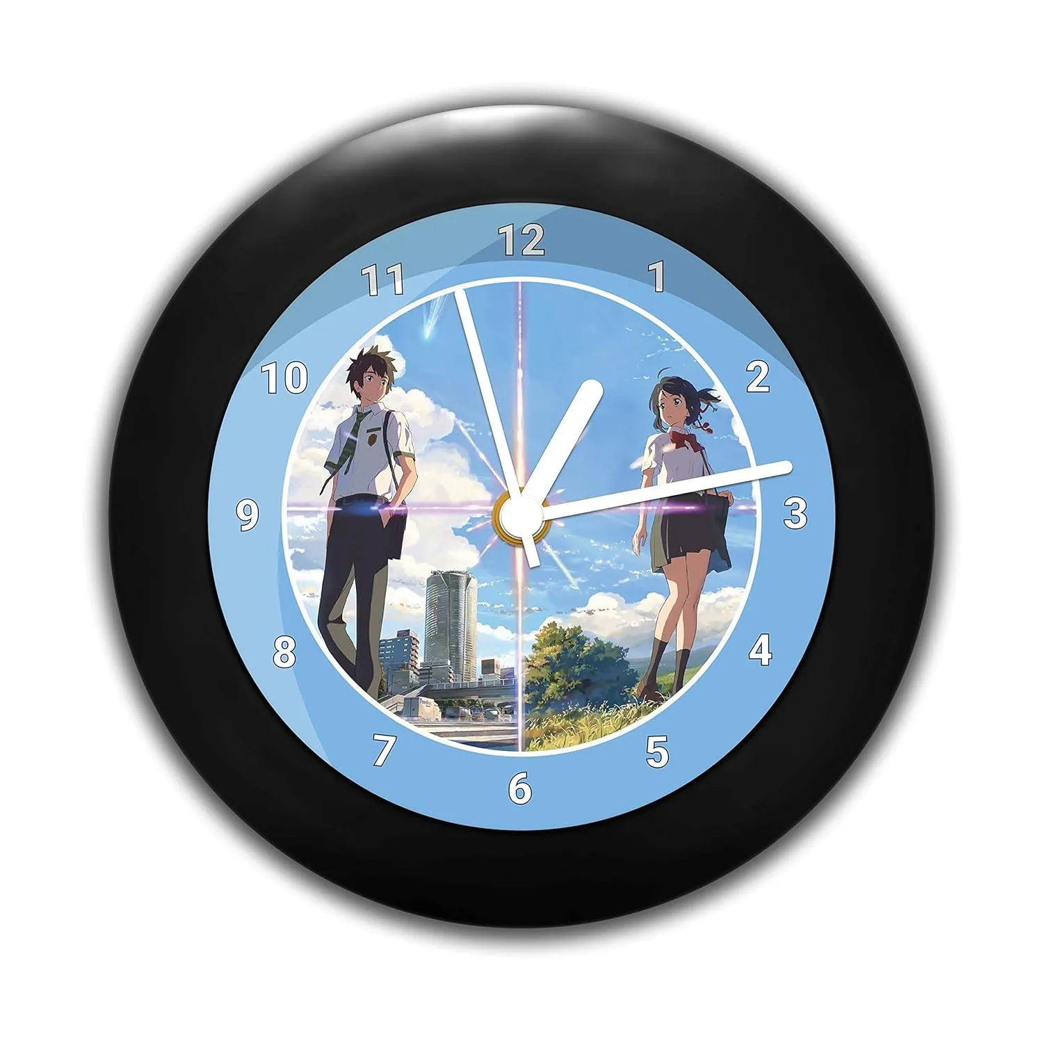 Epic Stuff - -Anime-Kimi No Na WaYour Name Main Table Clock Desk Clock |Table Clock for Home and Office,Gift Birthday Gift Best Gift for Diwali, Friendship Day,Christmas and Rakhi