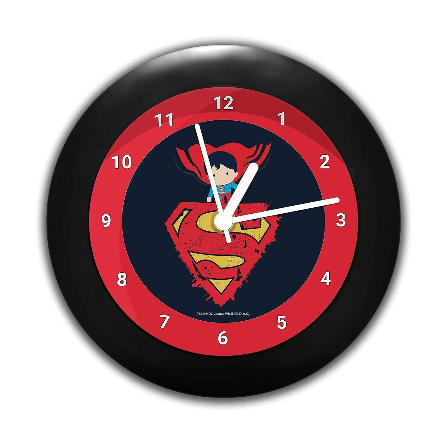 Epic Stuff - DC Comics Little Superman Table Clock Birthday Gift Official Licensed by Warner Bros, USA (India) Best Valentine's Day Gift