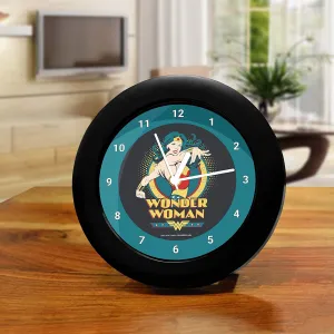 Epic Stuff - DC Comics Wonder Woman Comic 2" Table Clock Gift Set Birthday Gift Official Licensed by Warner Bros, USA (India)