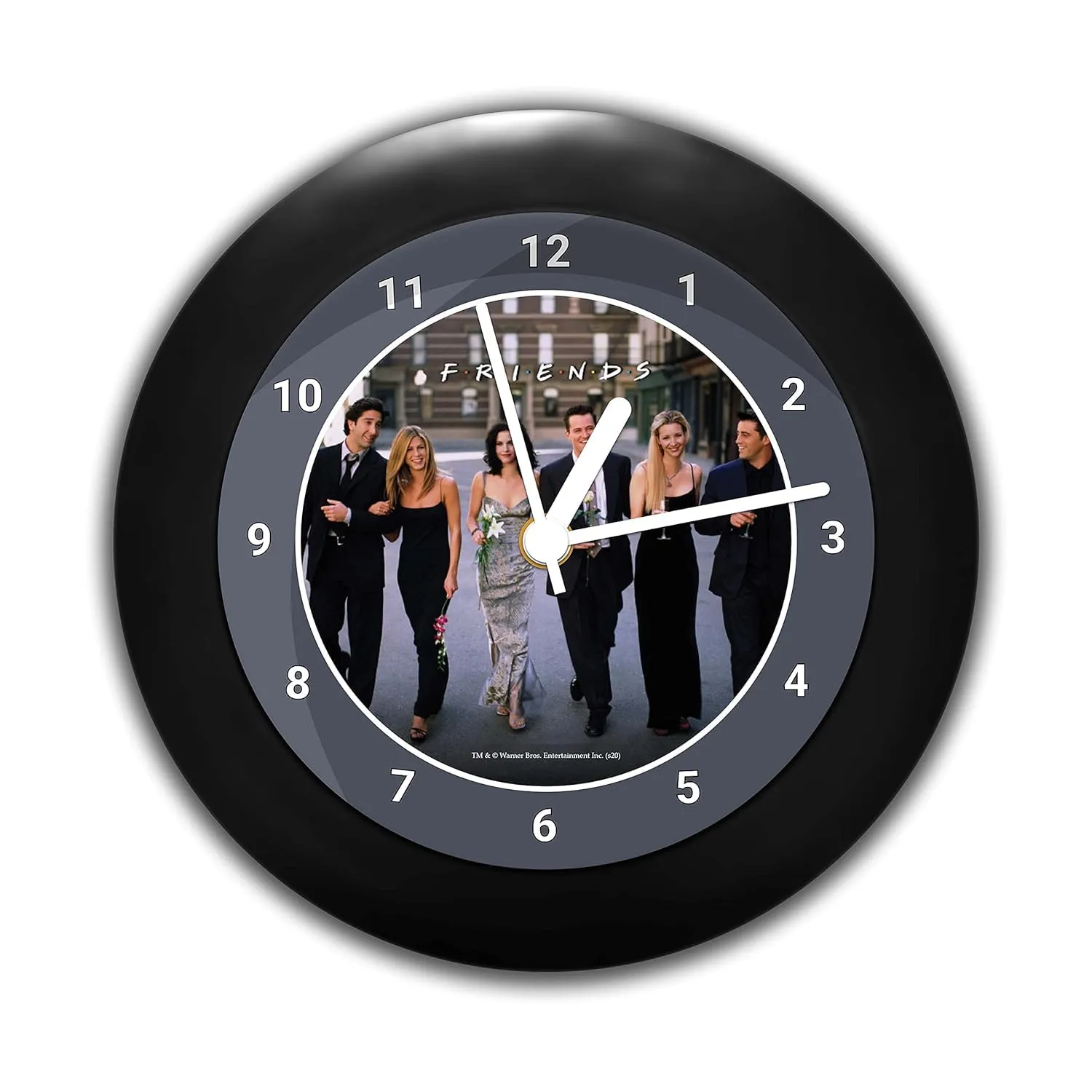 Epic Stuff - Friends Tv Series After Party Table Clock for Desk |Table Clock for Office, Gift Set Birthday Gift Official Licensed by Warner Bros, USA