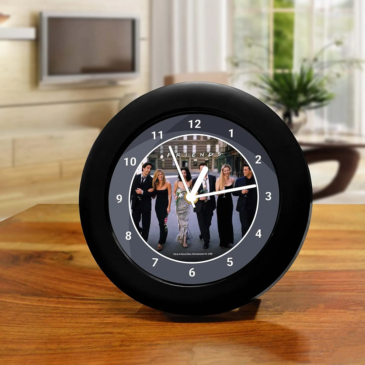 Epic Stuff - Friends Tv Series After Party Table Clock for Desk |Table Clock for Office, Gift Set Birthday Gift Official Licensed by Warner Bros, USA