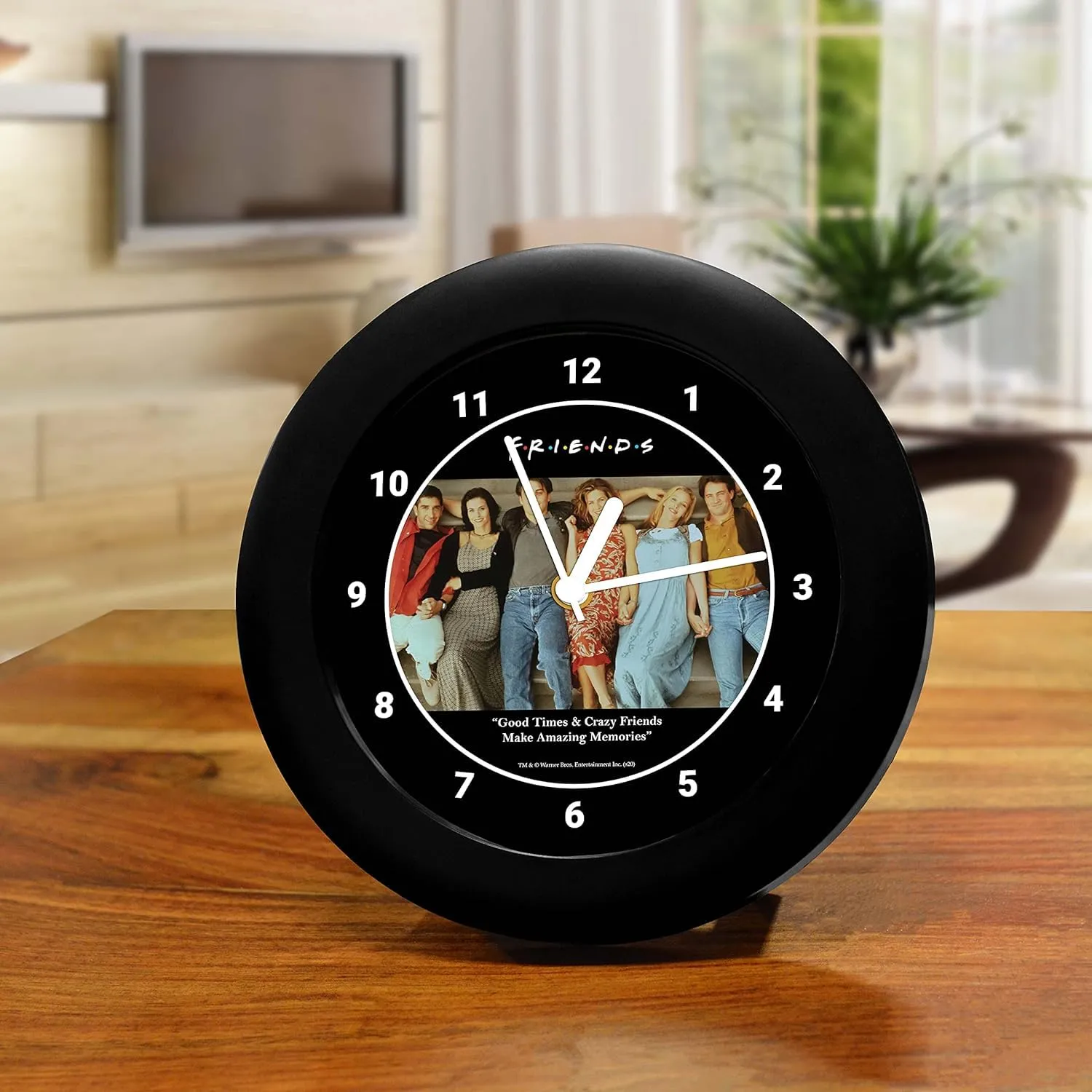 Epic Stuff - Friends TV Series Crazy Friends Table Clock Official Licensed by Warner Bros, USA