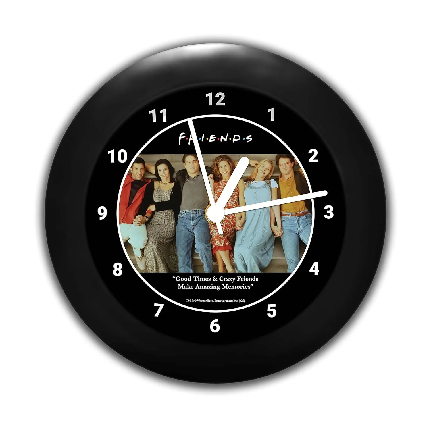 Epic Stuff - Friends TV Series Crazy Friends Table Clock Official Licensed by Warner Bros, USA