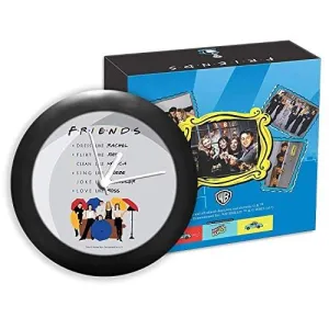 Epic Stuff - Friends TV Series Umbrella, Plastic, Table Clock for Home, Office Desk - Official Licensed by Warner Bros, USA (Multicolor)
