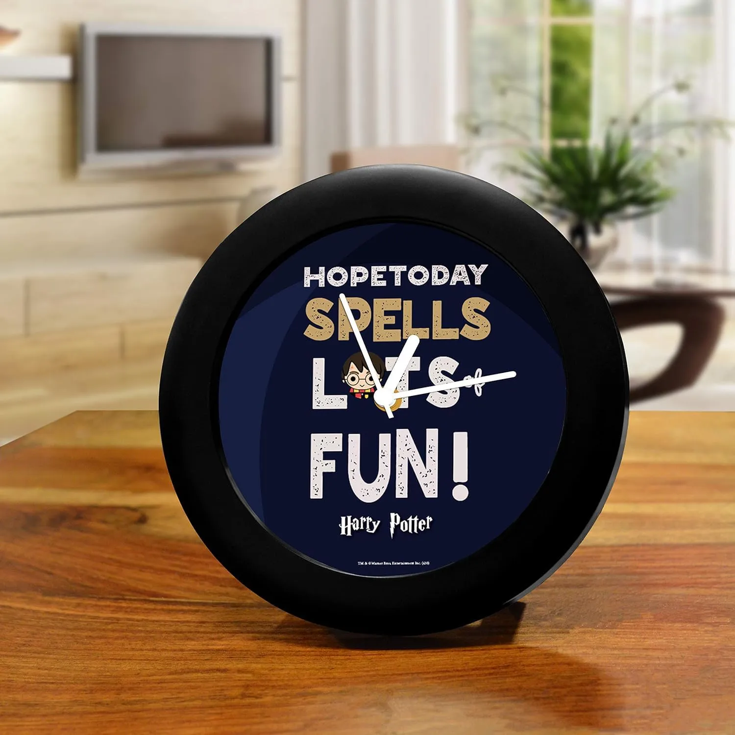 Epic Stuff - -Harry Potter Chibi Spells & Fun | Table Clocks Desk Clock | Table Clock for Home Decor |Table Clock for Office- Official Licensed by Warner Bros, USA