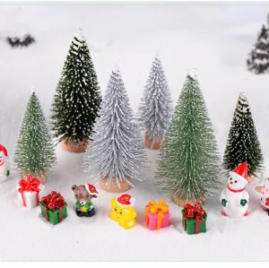 Festive Christmas Trees with Meaty Ornaments – Multiple Sizes Available