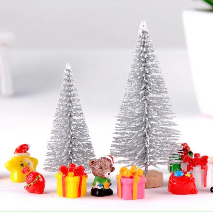 Festive Christmas Trees with Meaty Ornaments – Multiple Sizes Available