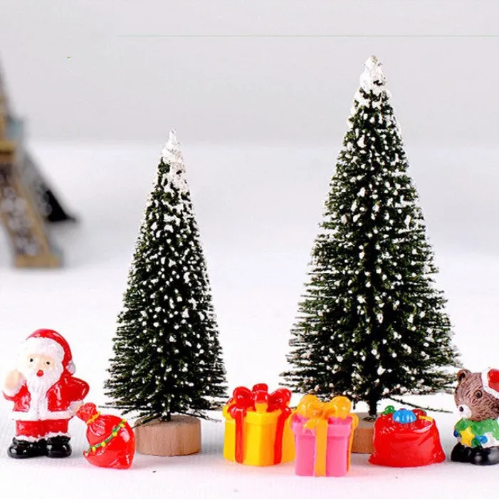Festive Christmas Trees with Meaty Ornaments – Multiple Sizes Available