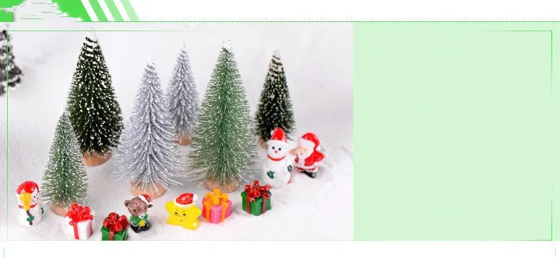 Festive Christmas Trees with Meaty Ornaments – Multiple Sizes Available