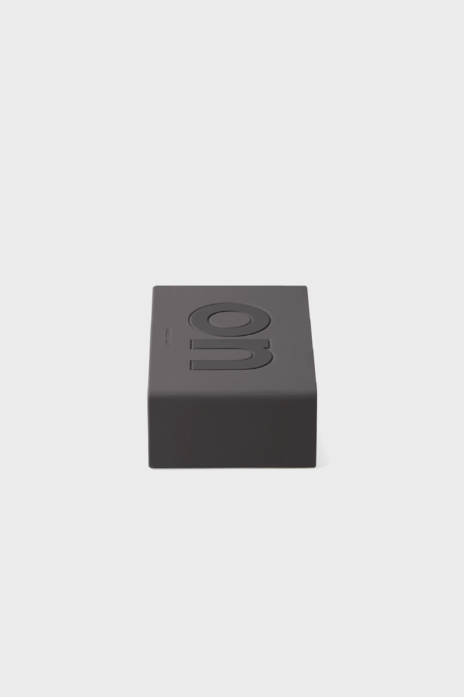 Flip  Travel Reversible Alarm Clock - Dark Grey