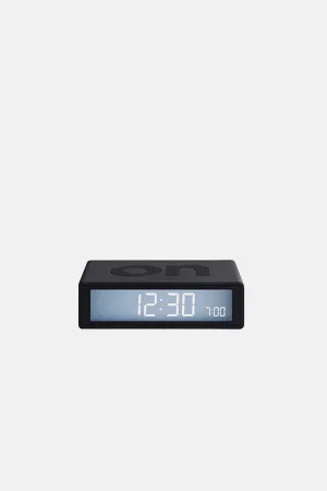 Flip  Travel Reversible Alarm Clock - Dark Grey