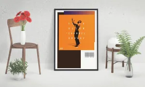 Frank Ocean Poster, Custom Music Print, Music Poster, Custom Poster, Home Decor, Wall Hangings, Frank Ocean Canvas