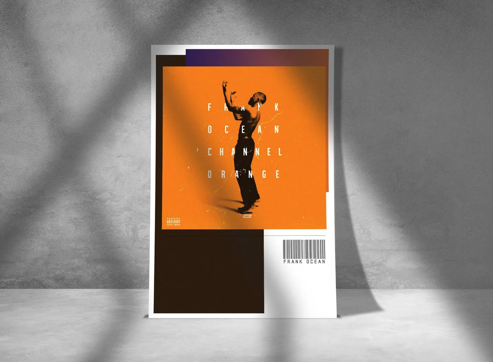 Frank Ocean Poster, Custom Music Print, Music Poster, Custom Poster, Home Decor, Wall Hangings, Frank Ocean Canvas