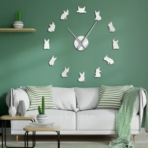 French Bulldog Giant Wall Clock