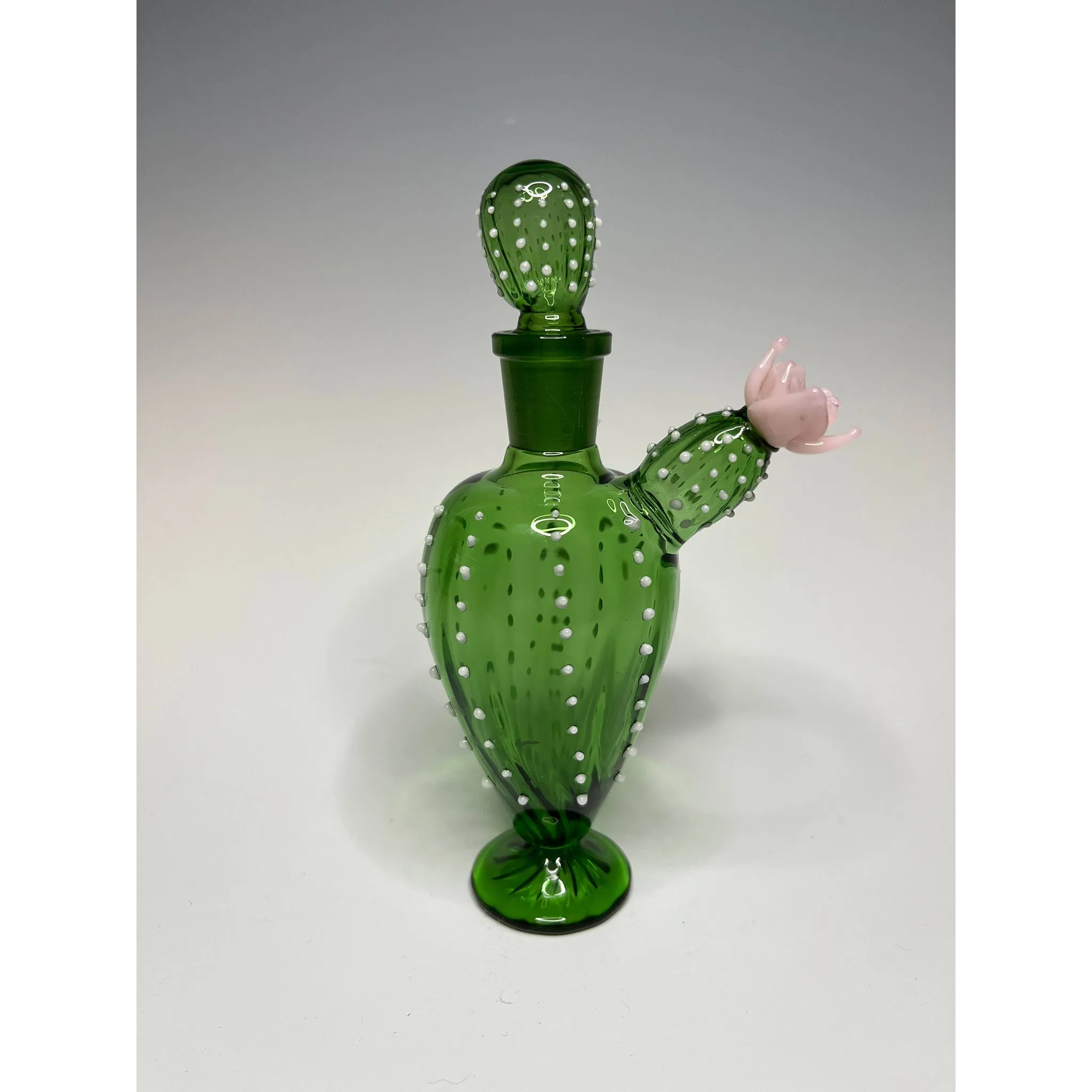 Glass Cactus Perfume Bottle by Sage Churchill-Foster, Sage Studios