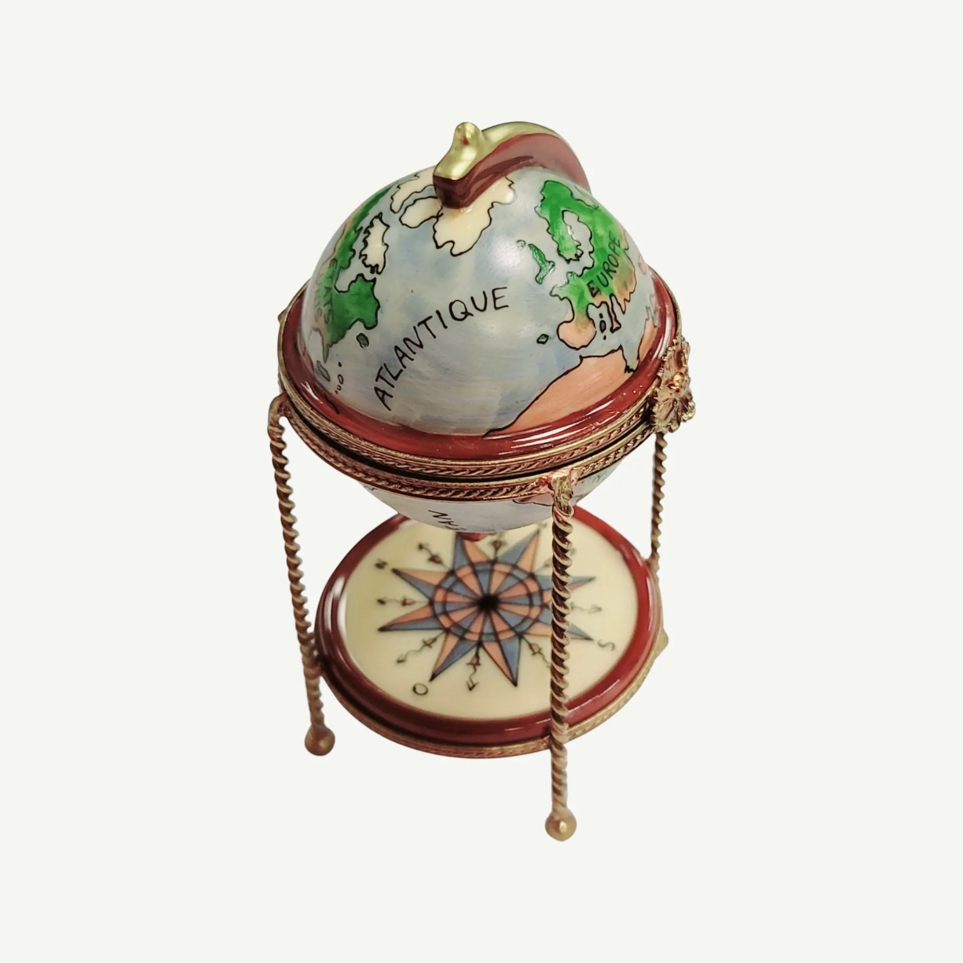 Globe Bar w Wine Glasses