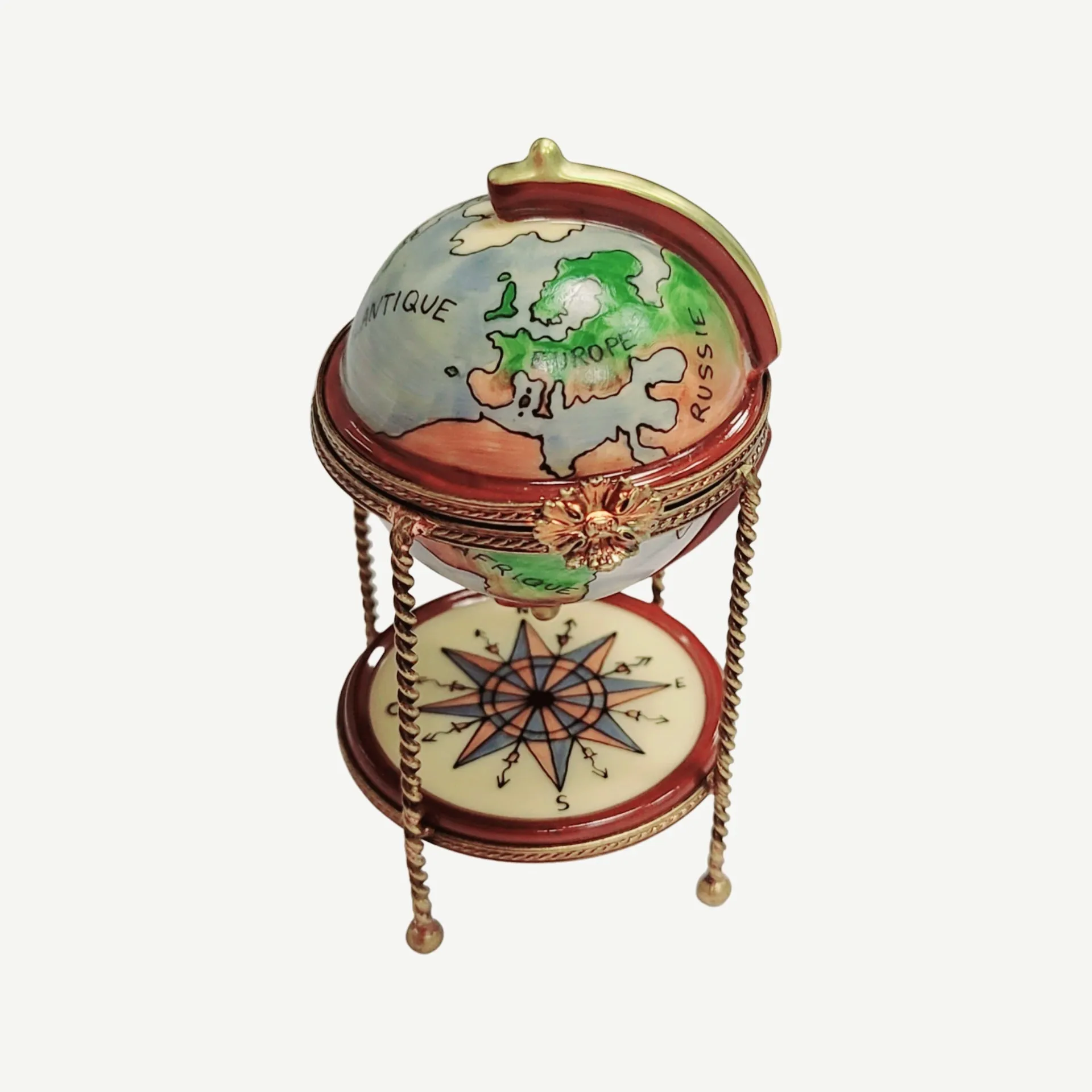 Globe Bar w Wine Glasses