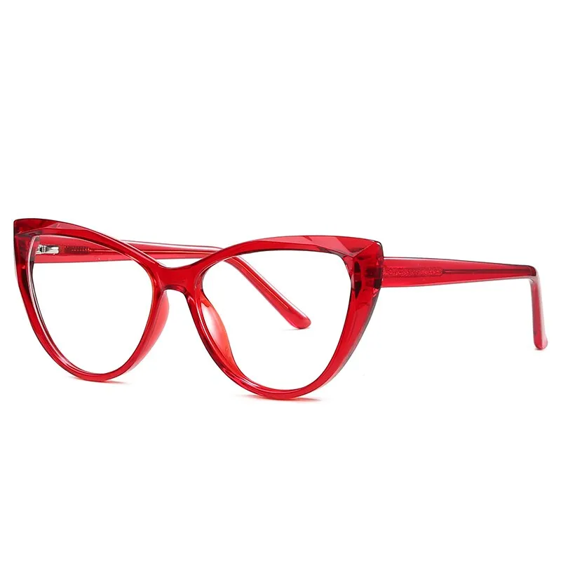 Gmei Women's Eyeglasses Cat Eye Acrylic Tr90 Cp Frame 2003