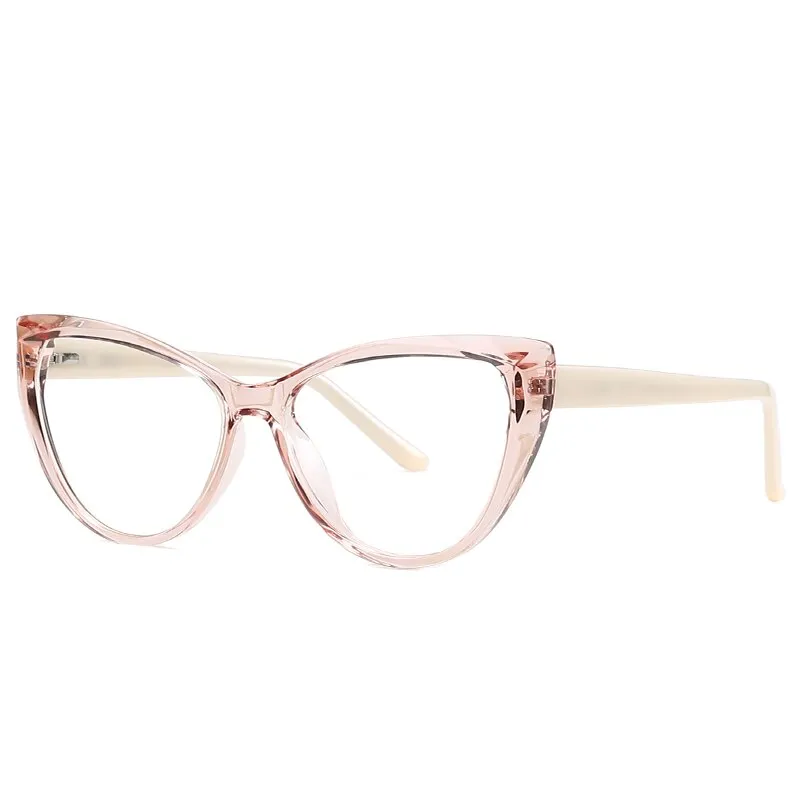 Gmei Women's Eyeglasses Cat Eye Acrylic Tr90 Cp Frame 2003