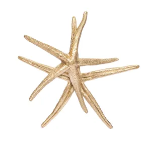 Gold Double Sea Star Figurine