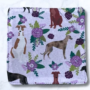 Greyhounds and Roses Lavender Jar Gripz Jar Opener