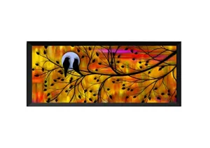 HD RAPID DESIGN Decorative Photo Frame PVC fiber with Glass Protection (Size : 30 inch x 12 inch) for Living Room, Bedroom, Gifting purpose, home/office decor etc_05 (Design 02)