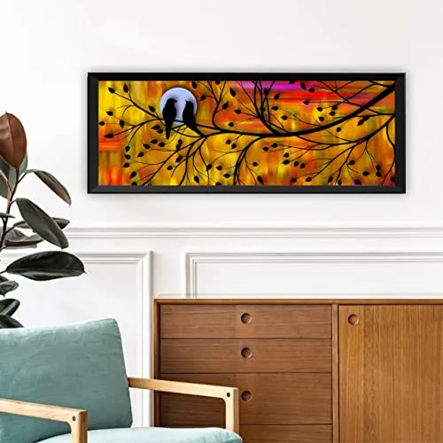 HD RAPID DESIGN Decorative Photo Frame PVC fiber with Glass Protection (Size : 30 inch x 12 inch) for Living Room, Bedroom, Gifting purpose, home/office decor etc_05 (Design 02)