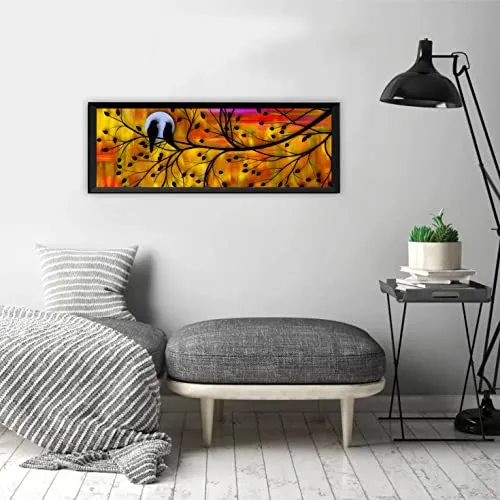 HD RAPID DESIGN Decorative Photo Frame PVC fiber with Glass Protection (Size : 30 inch x 12 inch) for Living Room, Bedroom, Gifting purpose, home/office decor etc_05 (Design 02)